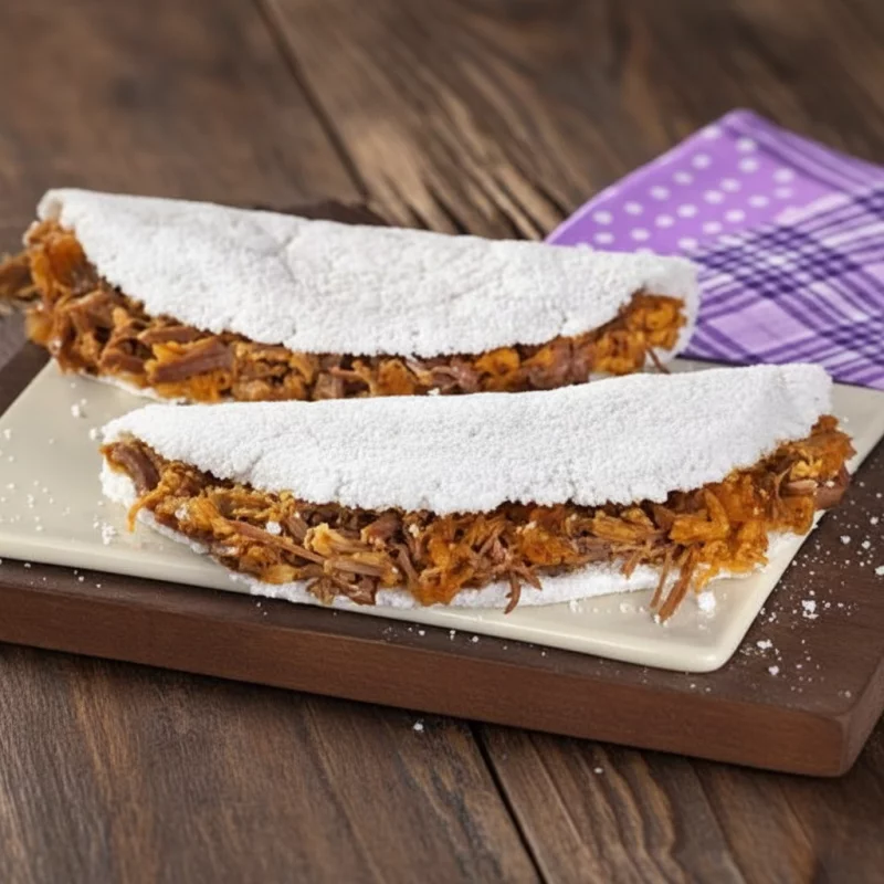 Tapioca c/ Carne louca