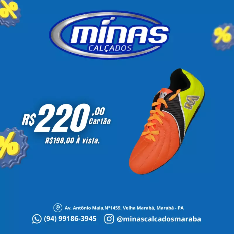 Chuteira Laranja RF:0067