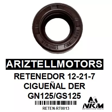 RETENEDOR 12-21-7 CIGUEÑAL DER TVS R