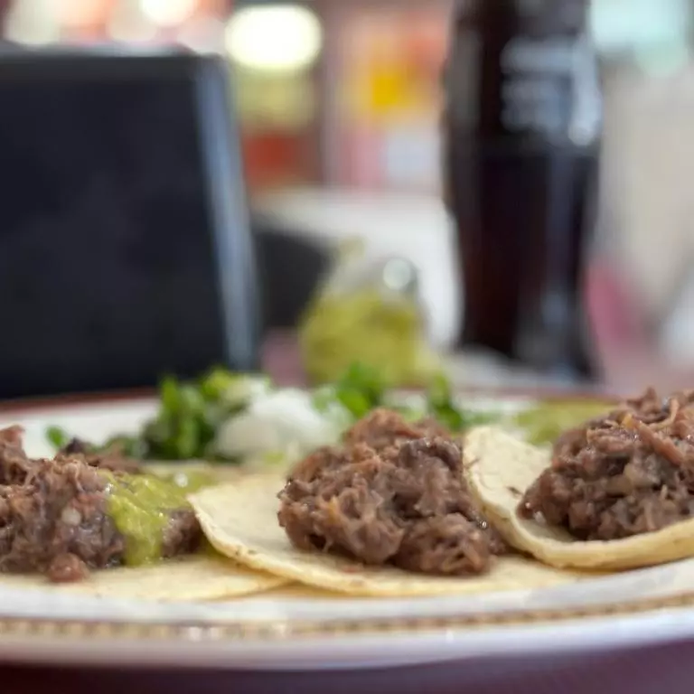 Taco de barbacoa