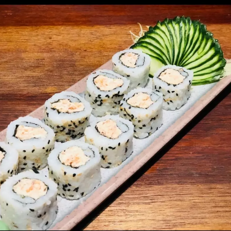 Uramaki salmão grelhado