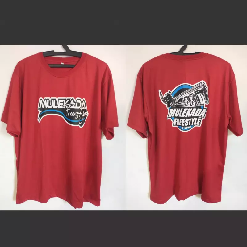 CAMISETA LINHA ARQUEADO VERMELHA COD 40325