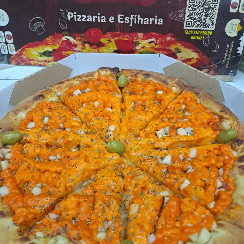PIZZA PALMITO C/CHEDDAR