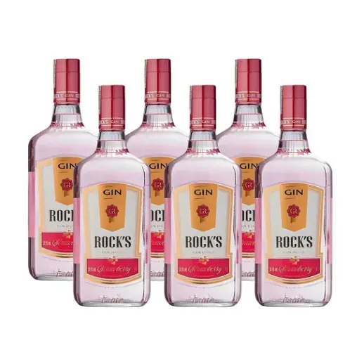 GIN ROCKS MORANGO CX C/6