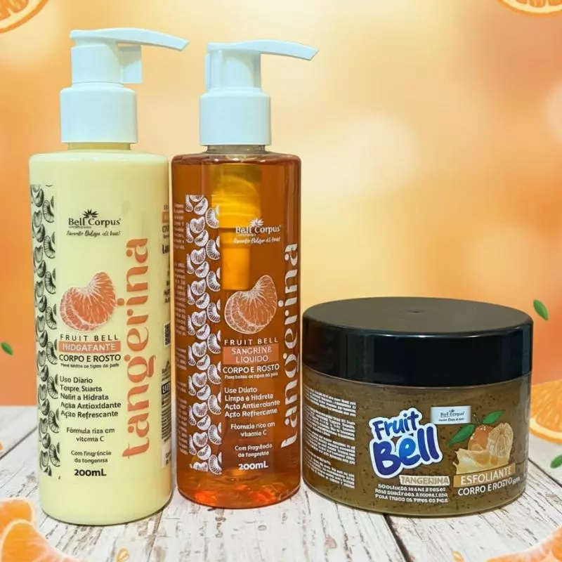 Kit Corpo e Rosto Tangerina