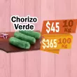 CHORIZO VERDE PARA 10 KG