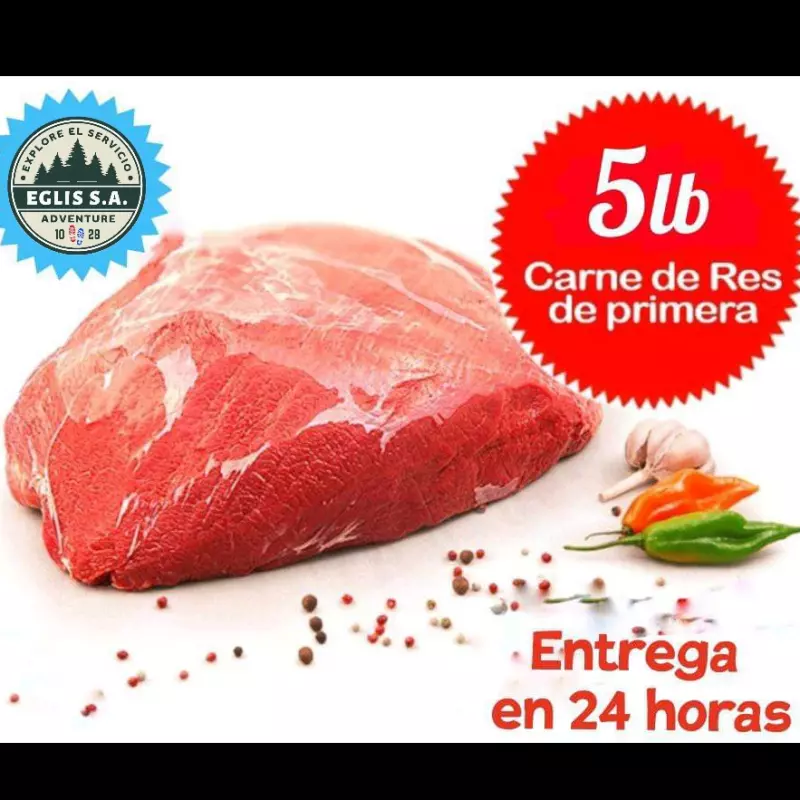 Carne de res 5libras