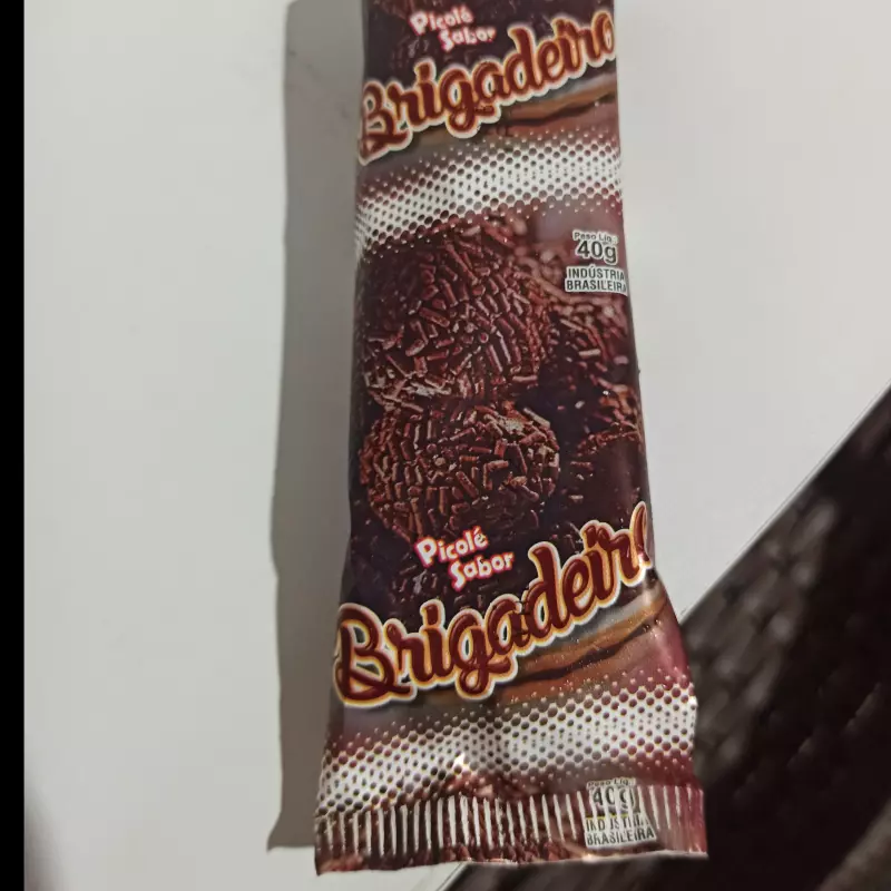 Picolé Premium brigadeiro