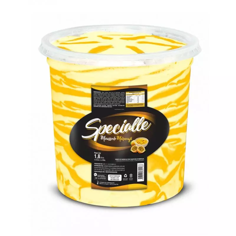 Specialle Mousse de Maracujá Pote 1,8 l