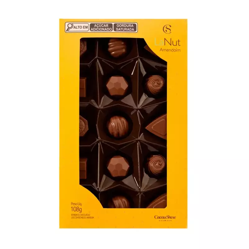 Caixa Mini Show LaNut Amendoim 108g