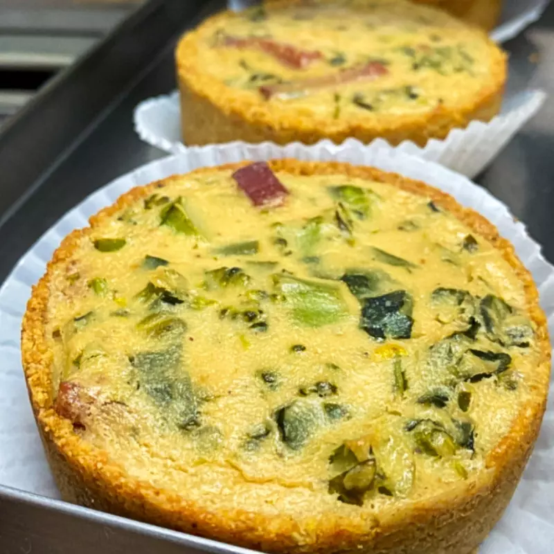 Quiche de Brócolis com Bacon