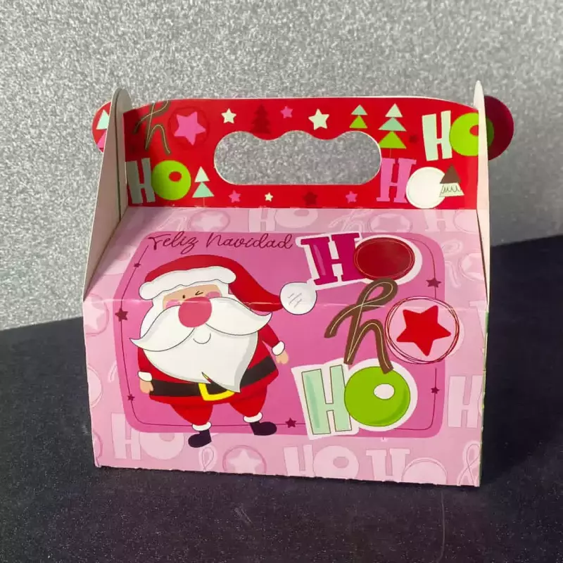 Cotillón navidad rosa