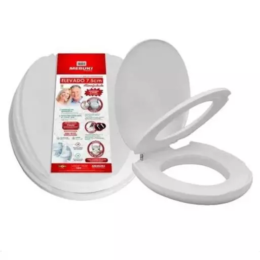 Assento Elevado 7,5cm Almofadado