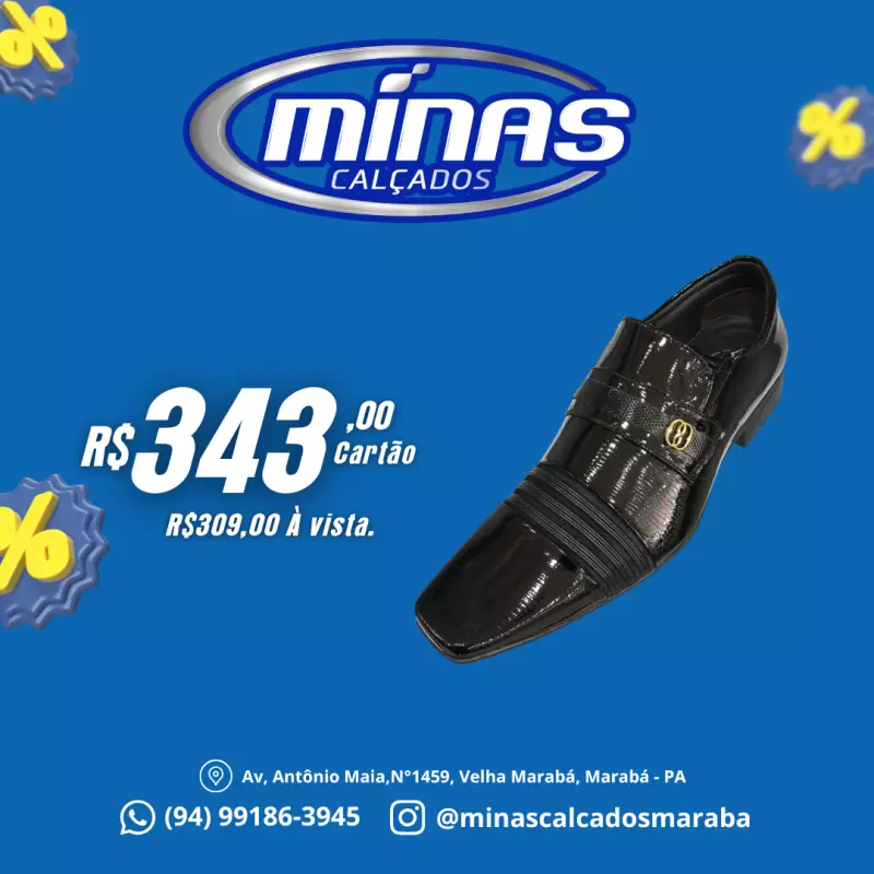 Sapato Jota Pé Preto RF:84616