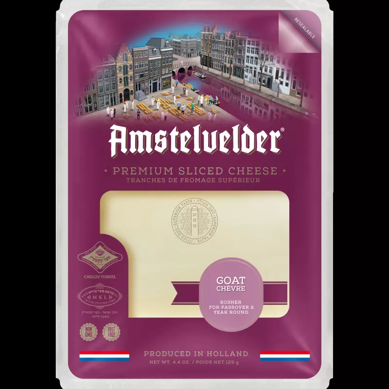 SKU 14046 Goat Premium Sliced Cheese