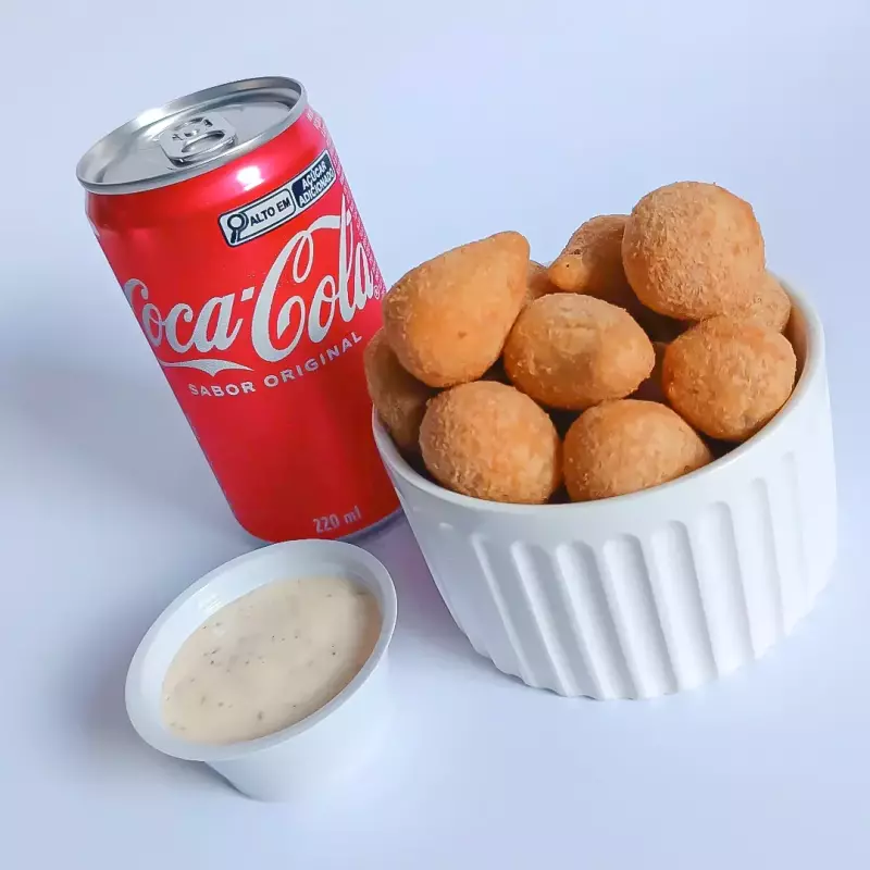 Ki delícia - 20 salgados + coca + M