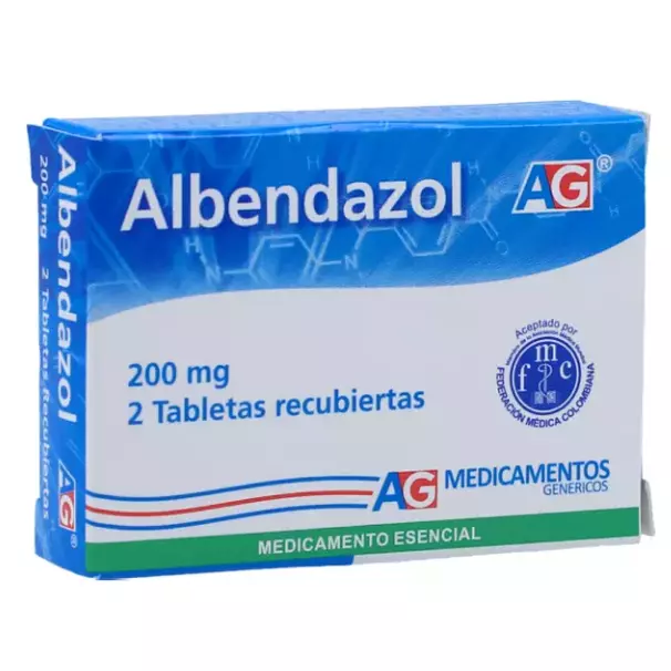 ALBENDAZOL 200MG CAJA X 2 TAB