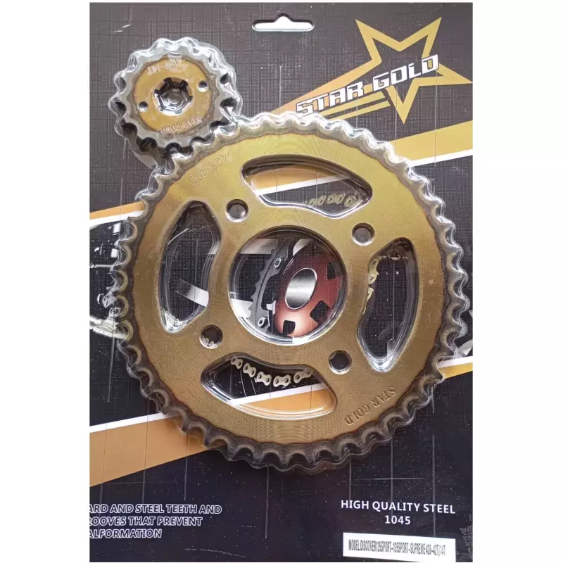 SET SPROCKET DISCOVER 125 S PQ