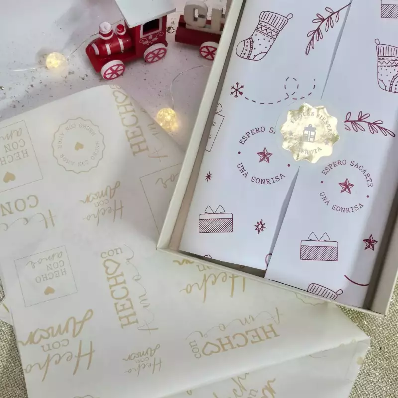 Papel encerado navidad