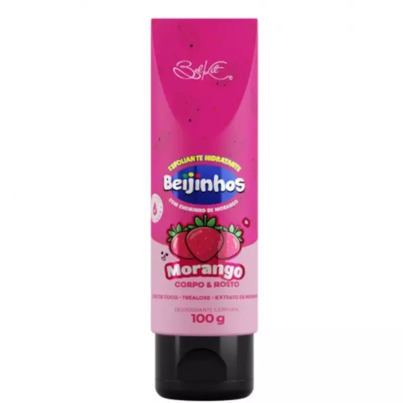 Esfoliante Beijinhos Morango Belkit