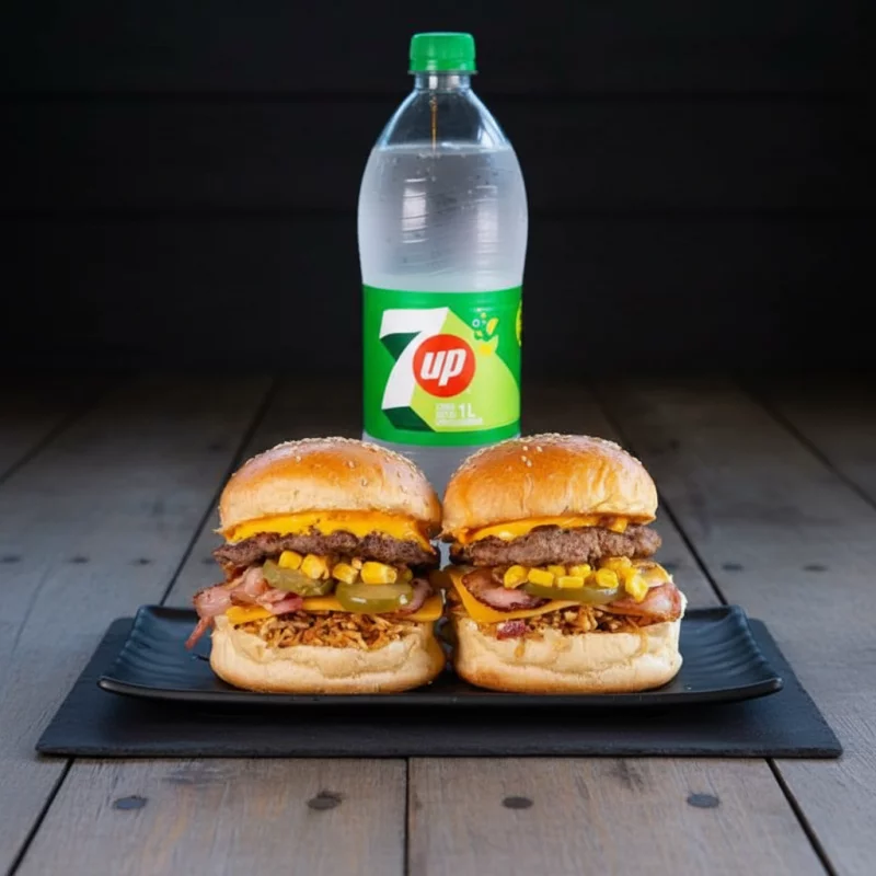 COMBO 2 DE CARNE + BEBIDA 1LTR