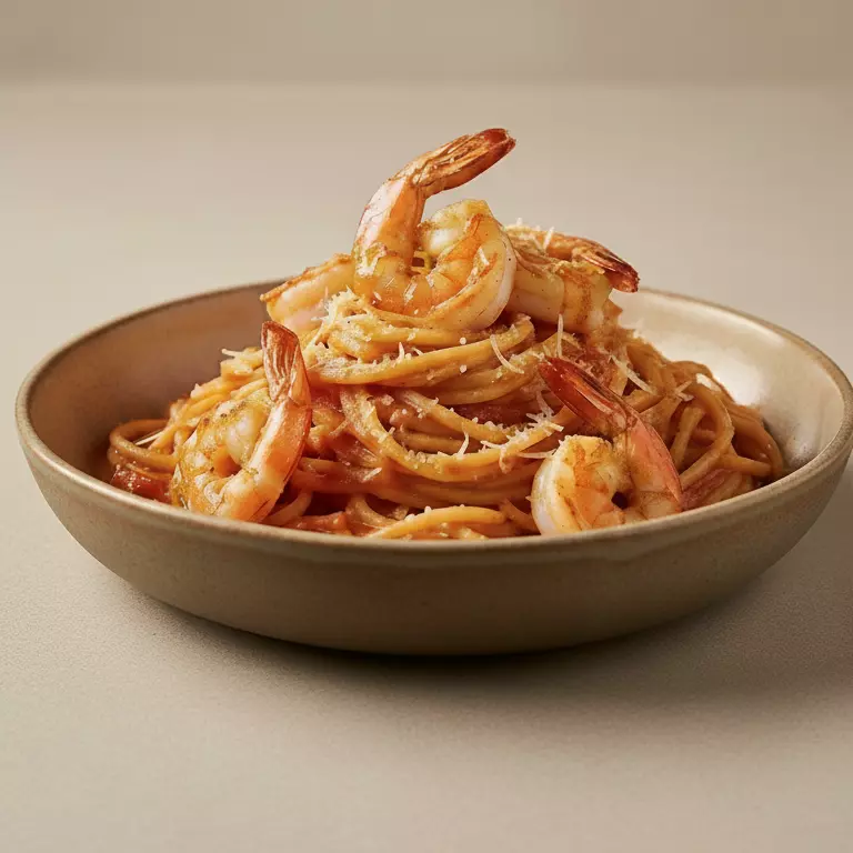 🍝🌊Pasta Rosa del mar 🦐