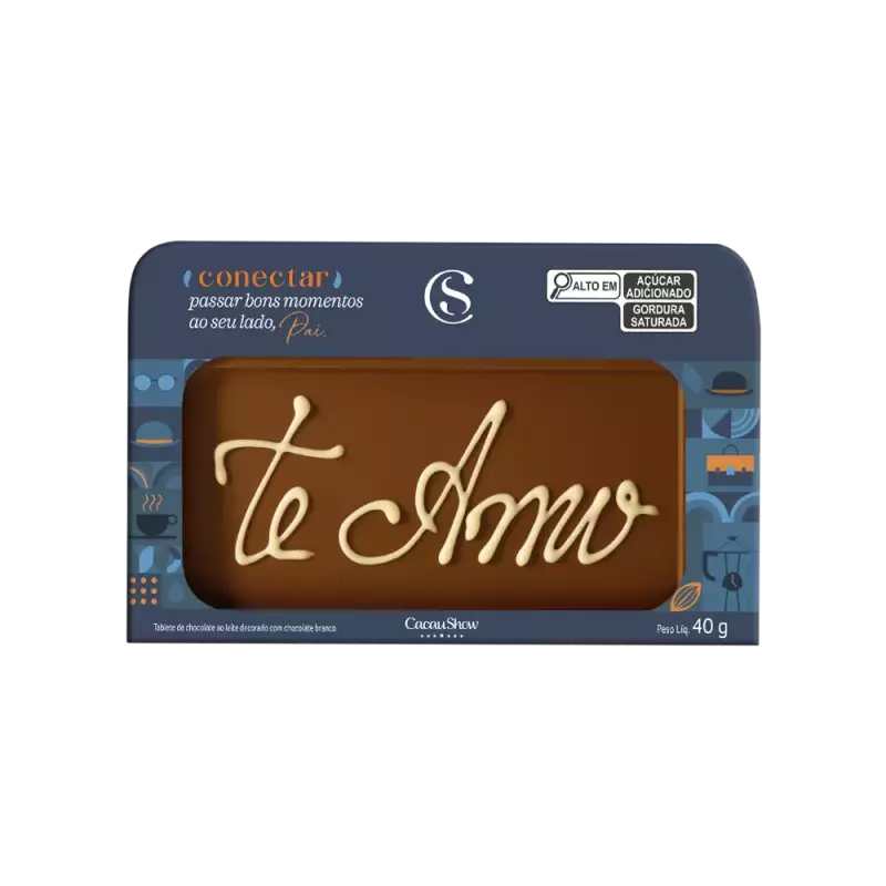 Tablete ao Leite Chocoarte Pais 40g