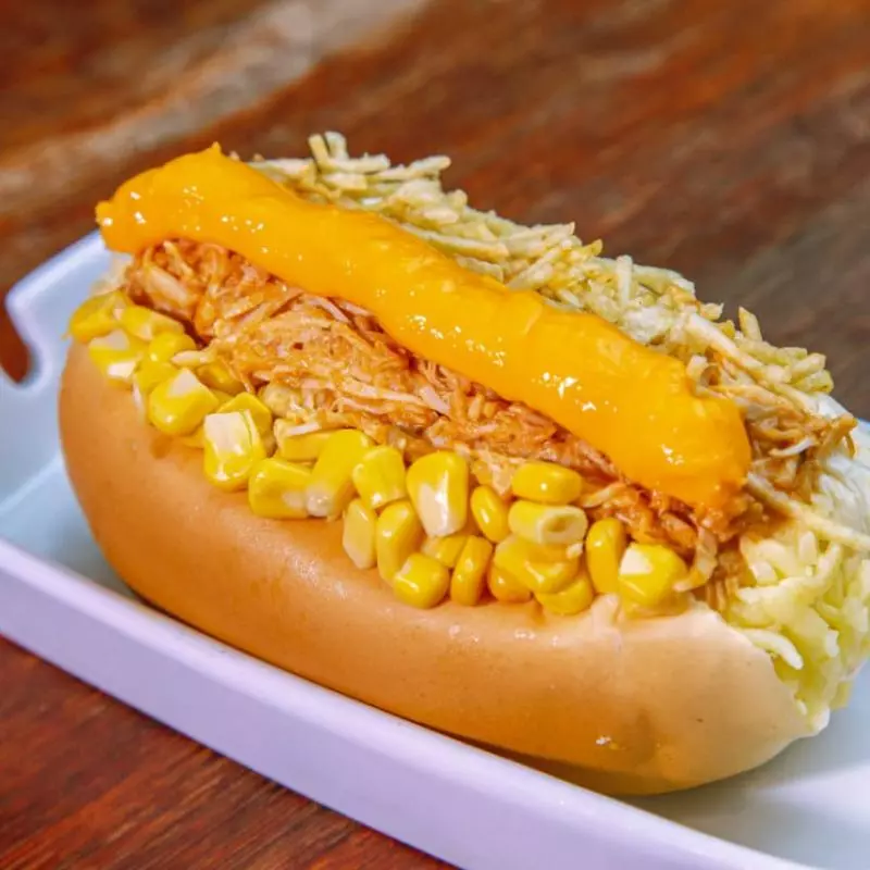 FRANGUITO COM CHEDDAR E BACON