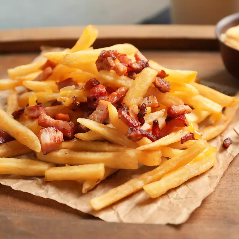 BATATA FRITA C/ BACON 500GR