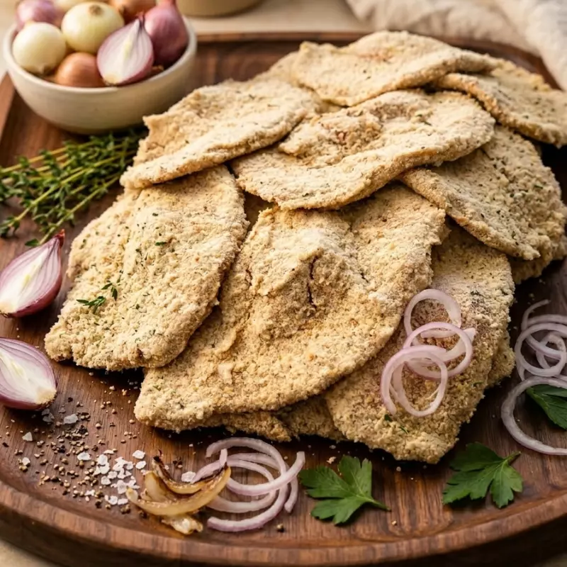 Milas cebolla confitada