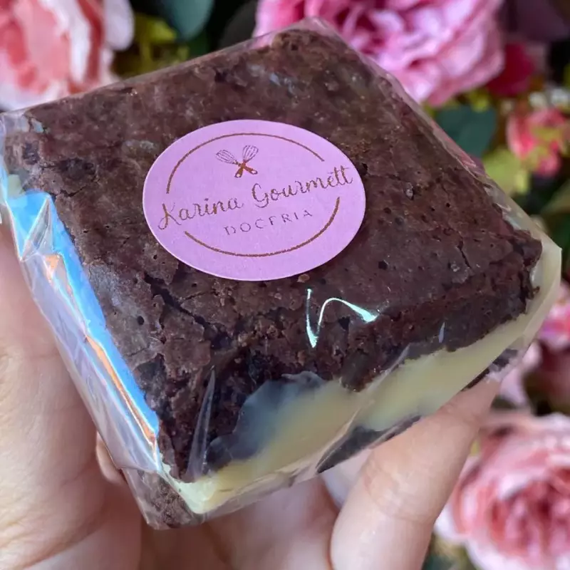Brownie com recheio