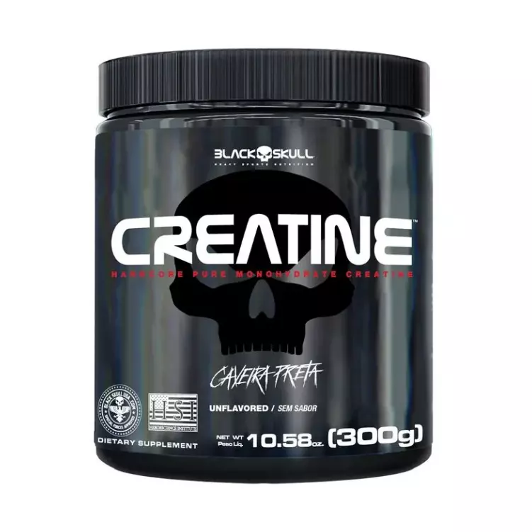 Creatina 100% Pura - 300g BlackSkull