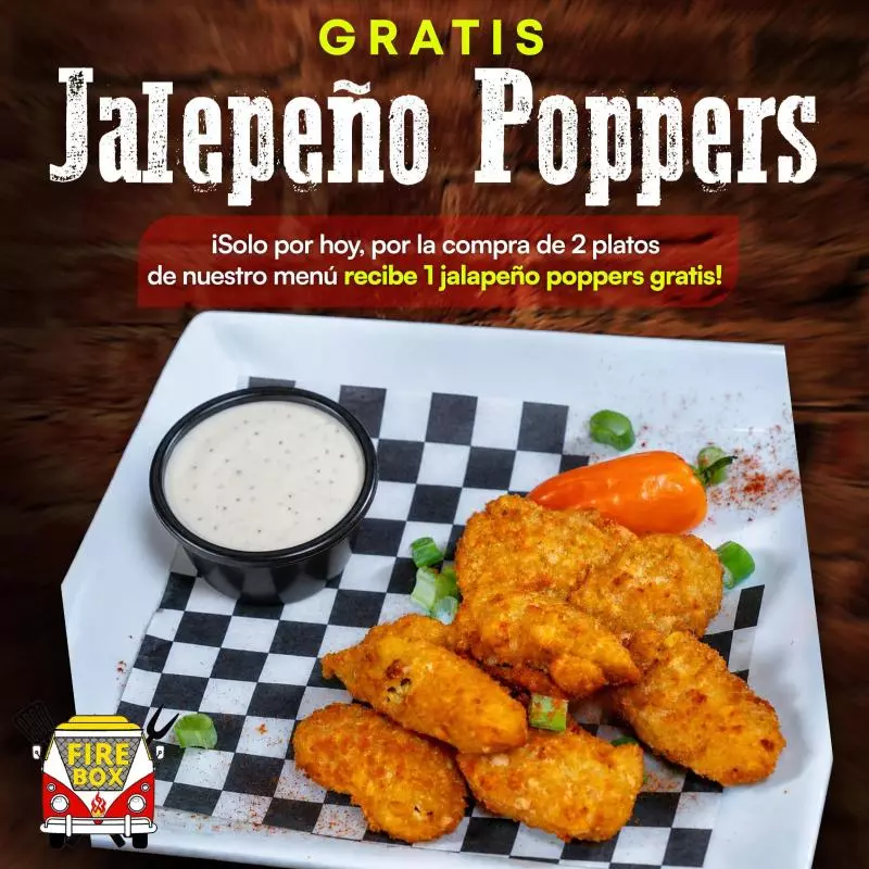 GRATIS JALAPEÑO POPPERS