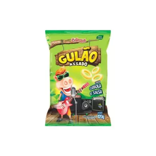 Salgadinho Gulão 120gr Cebola/Salsa