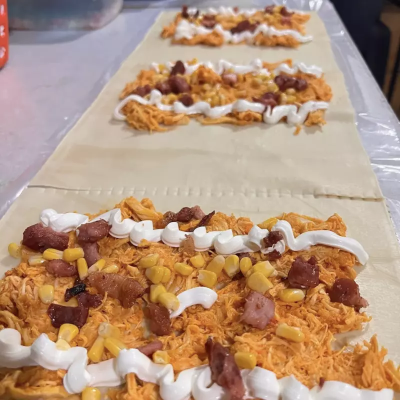 Frango, Milho, Bacon, Catupiry