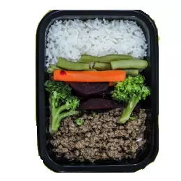 CARNE MOIDA COM ARROZ INTEGRAL