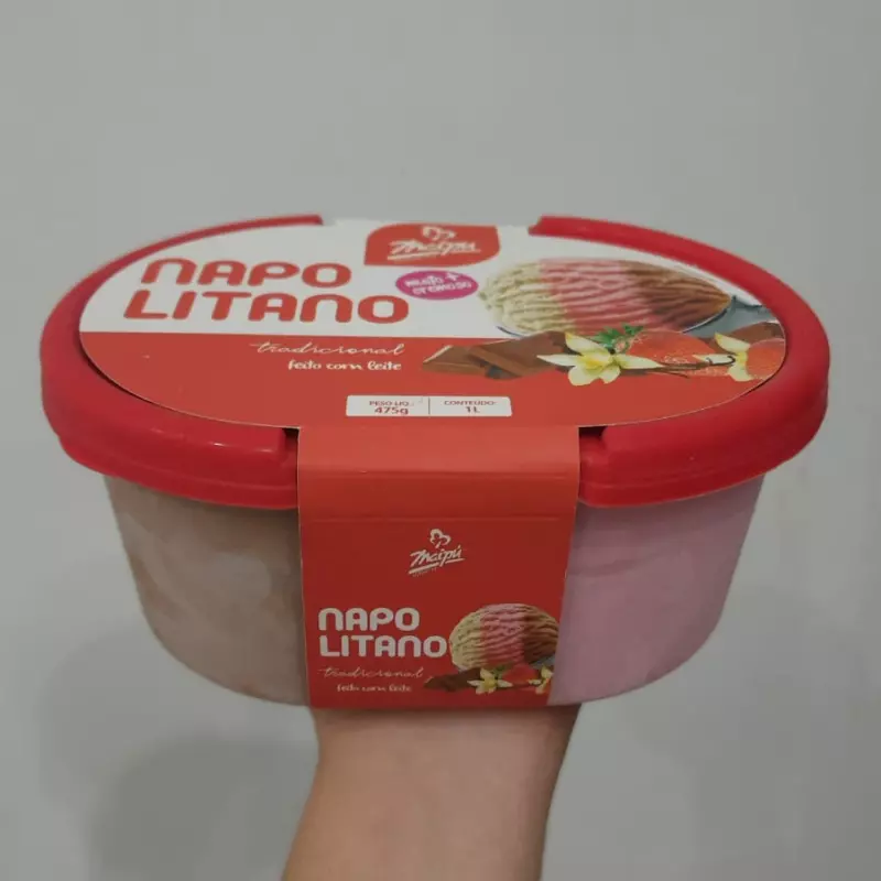 Sorvete Napolitano 1L