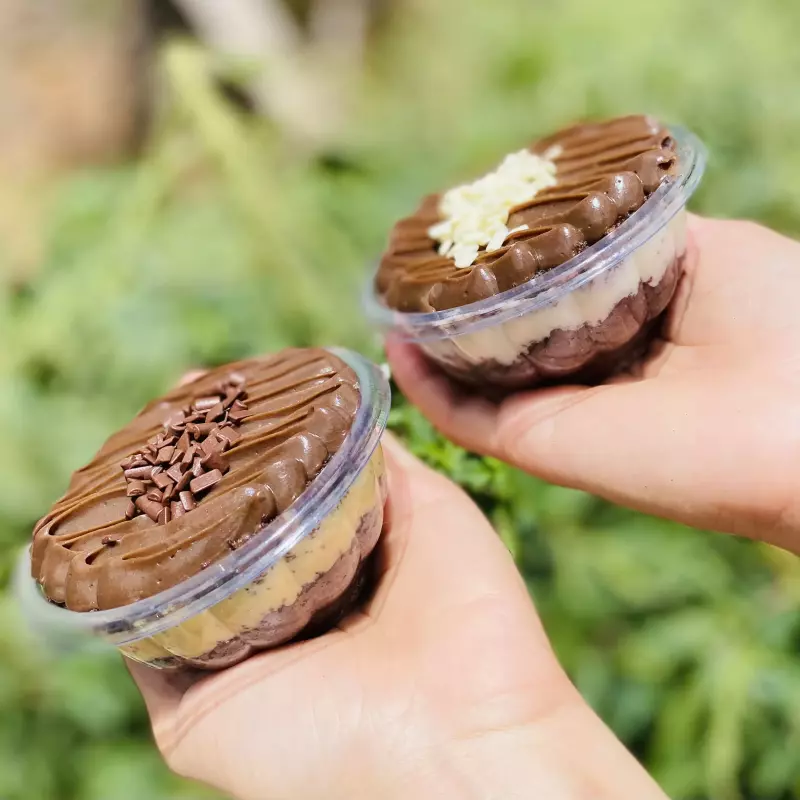 Delícia gelada no pote