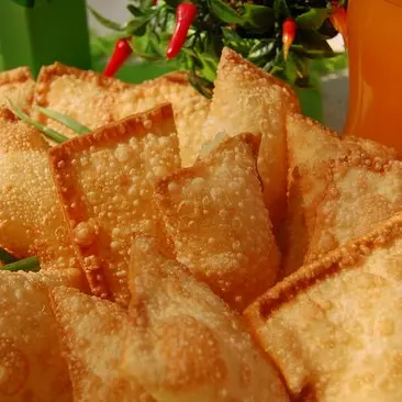 Porção de Pastéis de Cream Cheese