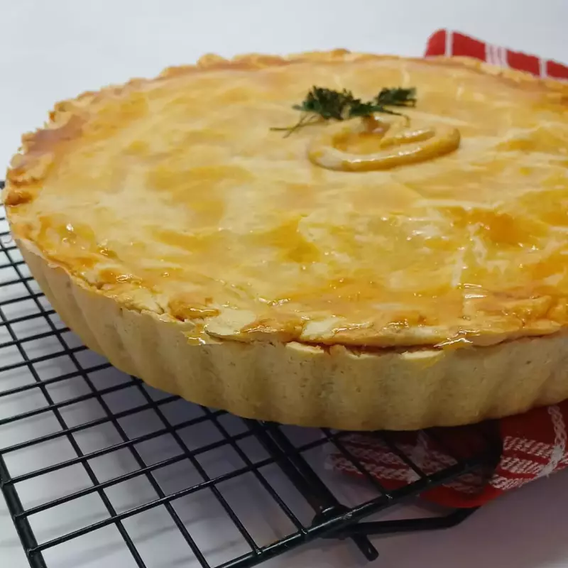 Empadão de Frango cremoso