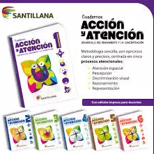 Cuaderno acción y atención 1 al 6.