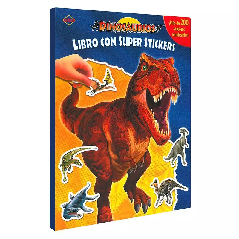 Dinosaurios con super stickers