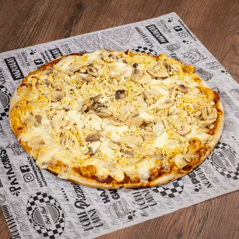 Pizza Pollo champiñones