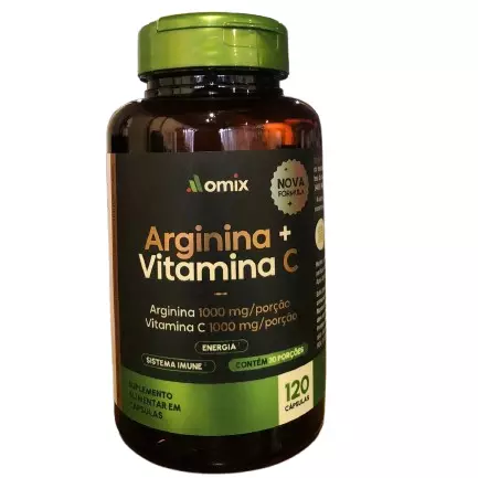 Arginina + vitamina C - 120 Cáps.