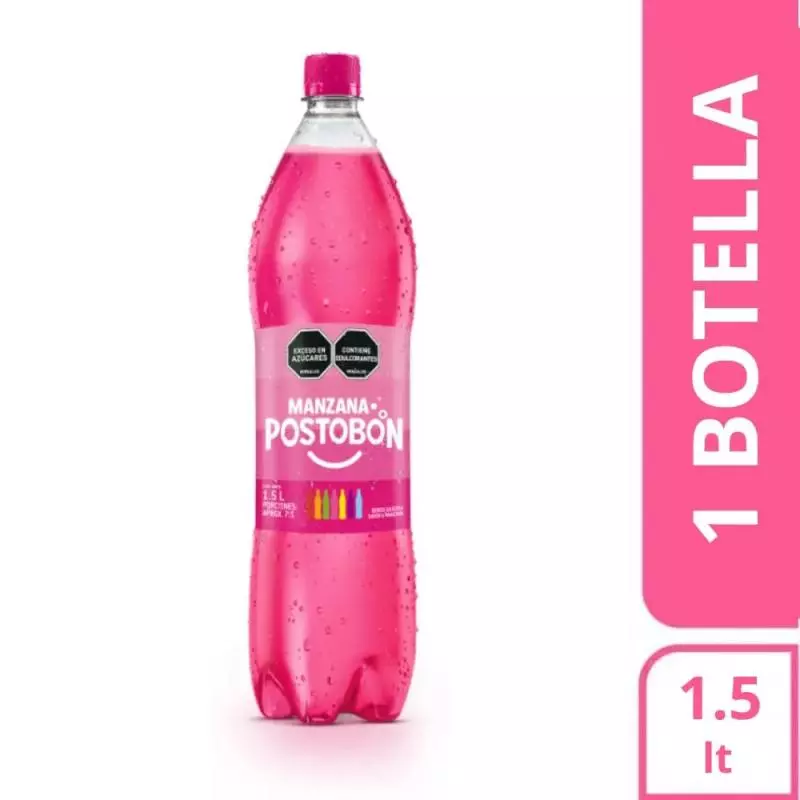 Gaseosa Manzana Postobon 1.5lts