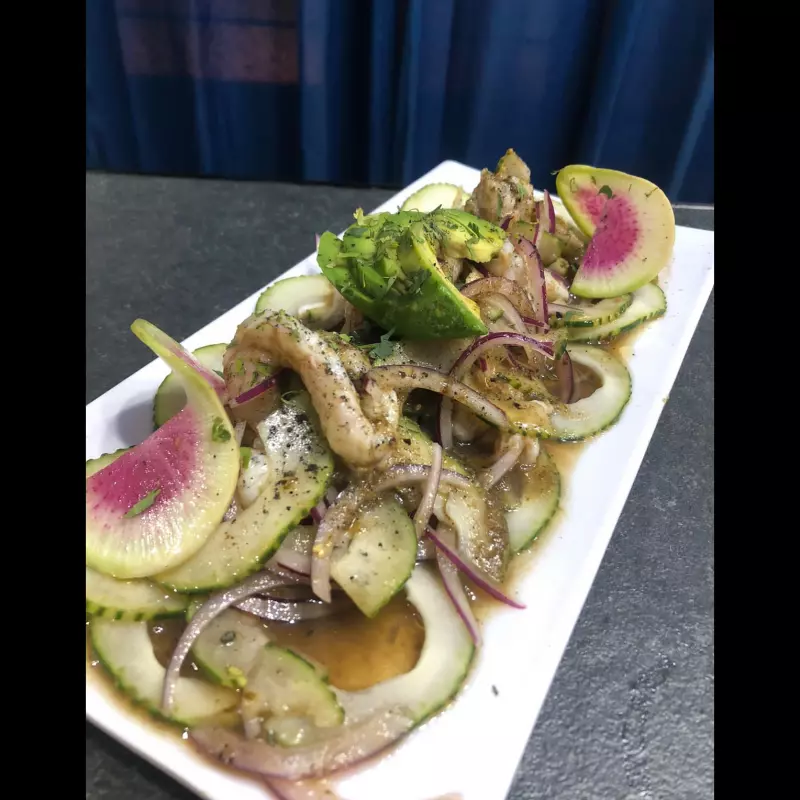 Aguachile de Camarón Tatemado