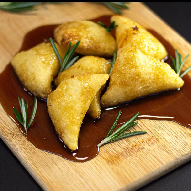 Triangulos de yuca