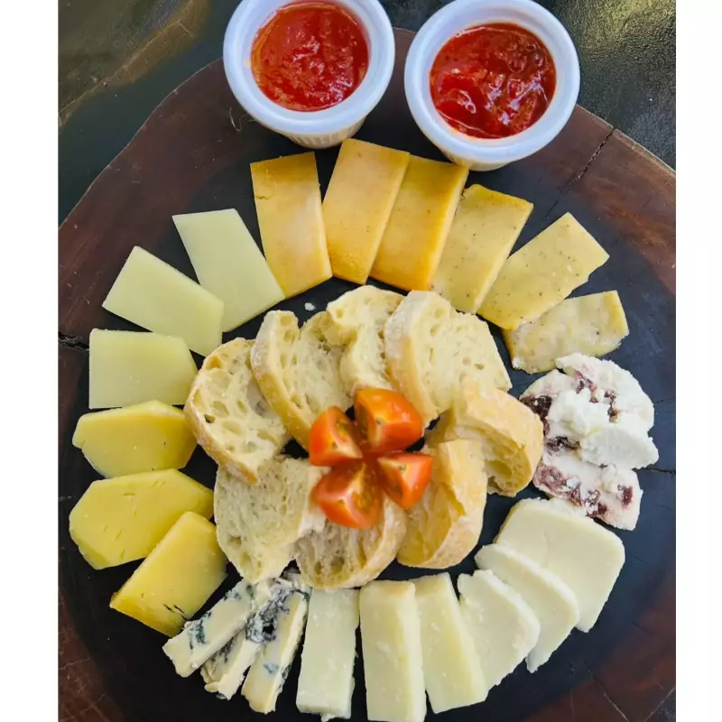 Bandeja de quesos madurados