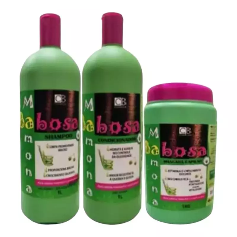 Kit 3 itens Mamona e Babsosa-1L