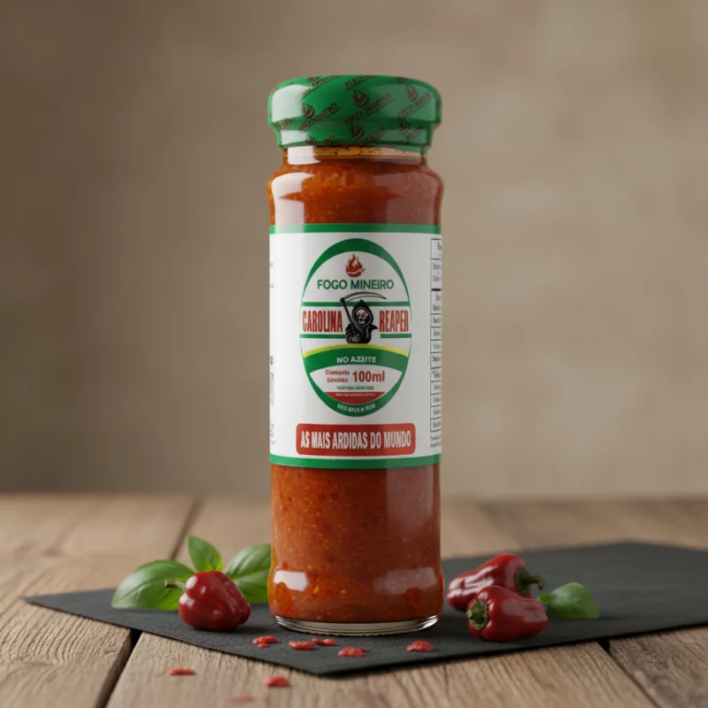 MOLHO CAROLINA REAPER NO AZEITE 100M